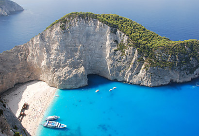 Fototapeta Zakynthos Grécko, Navagio pláž 24082